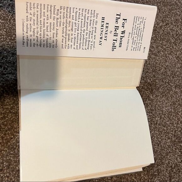 FOR WHOM THE BELL TOLLS Ernest
Hemingingway Good Condition! - Picture 7 of 13